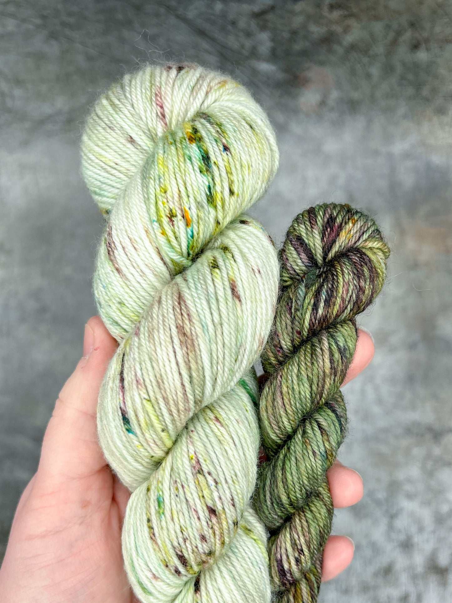 Mint Choc Chip - 120g Sock Set - DK 75/25