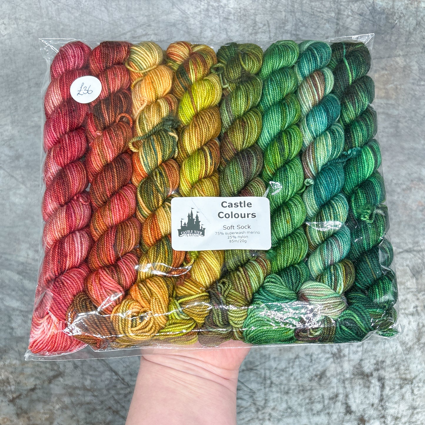 Castle Colours Minis (8F) - 8 x 20g - Soft Sock