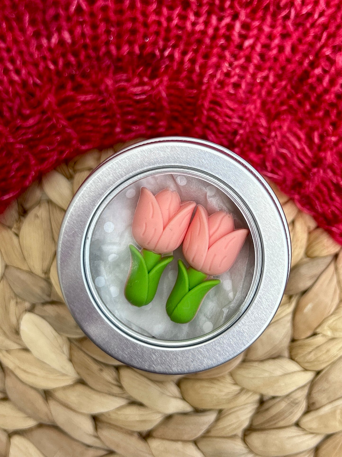 Pink Tulips - Stitch Stoppers