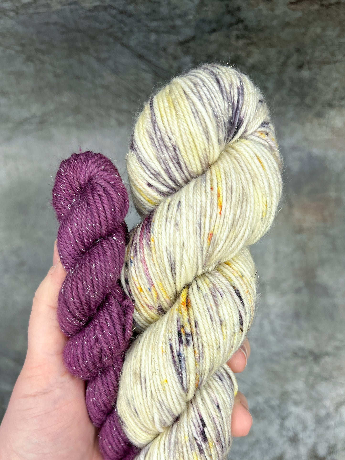 Velvety Vanilla Bean - 120g Sock Set - Sparkle DK