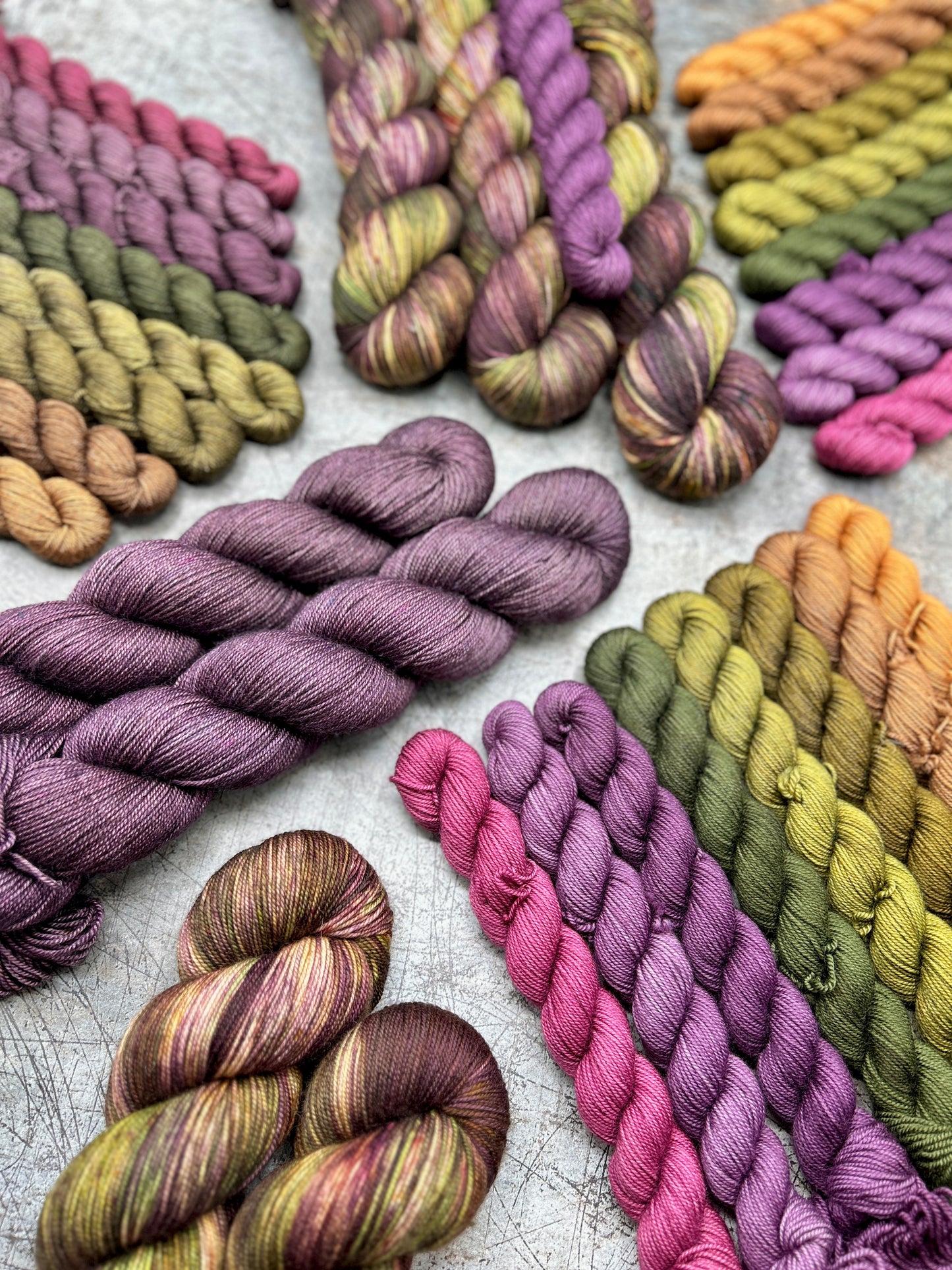 September Minis - Yak Silk Sock - 8 x 20g set (Seasons of Colour)