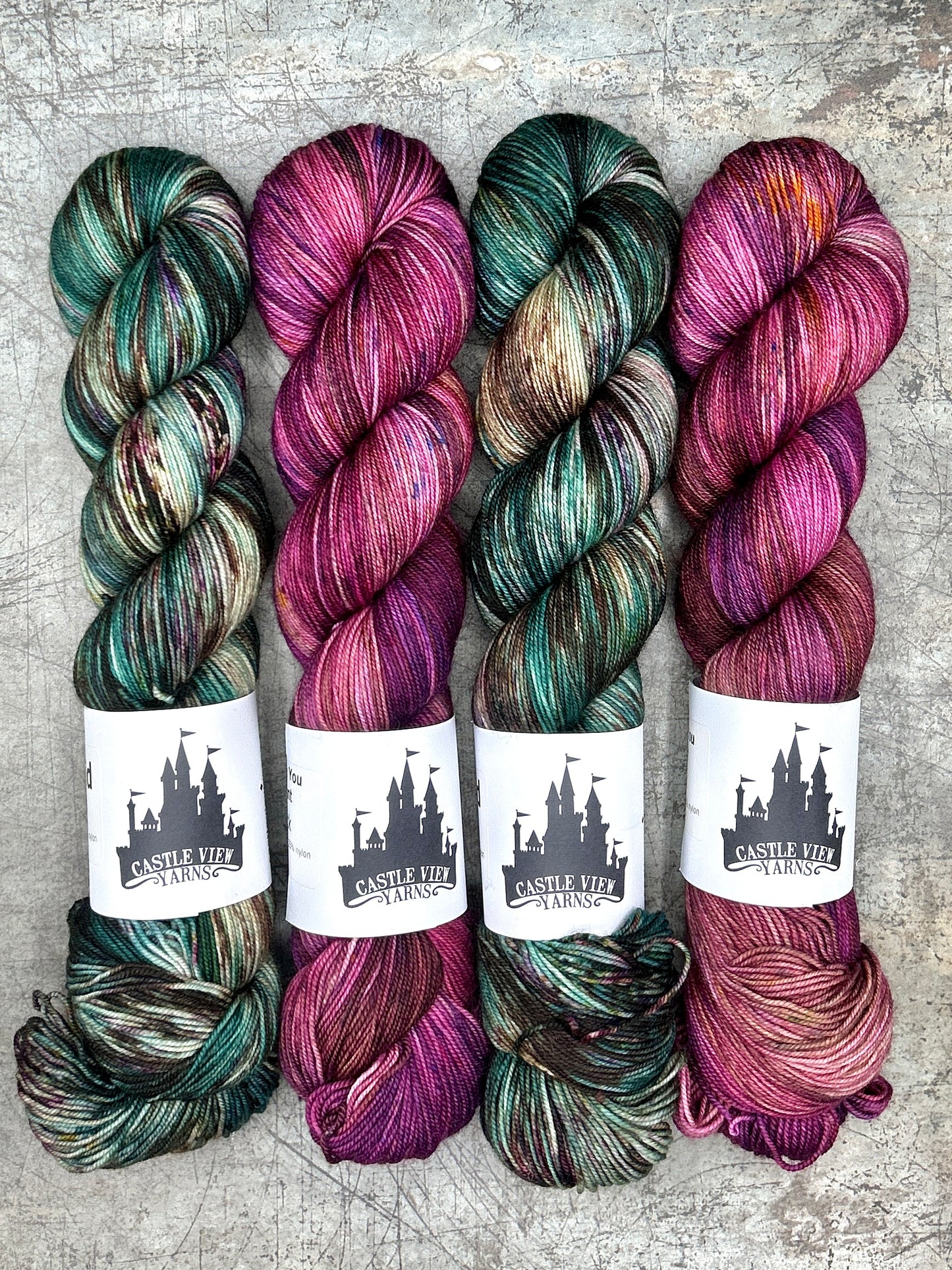 Bundle R - Soft Sock - 4 x 100g skeins