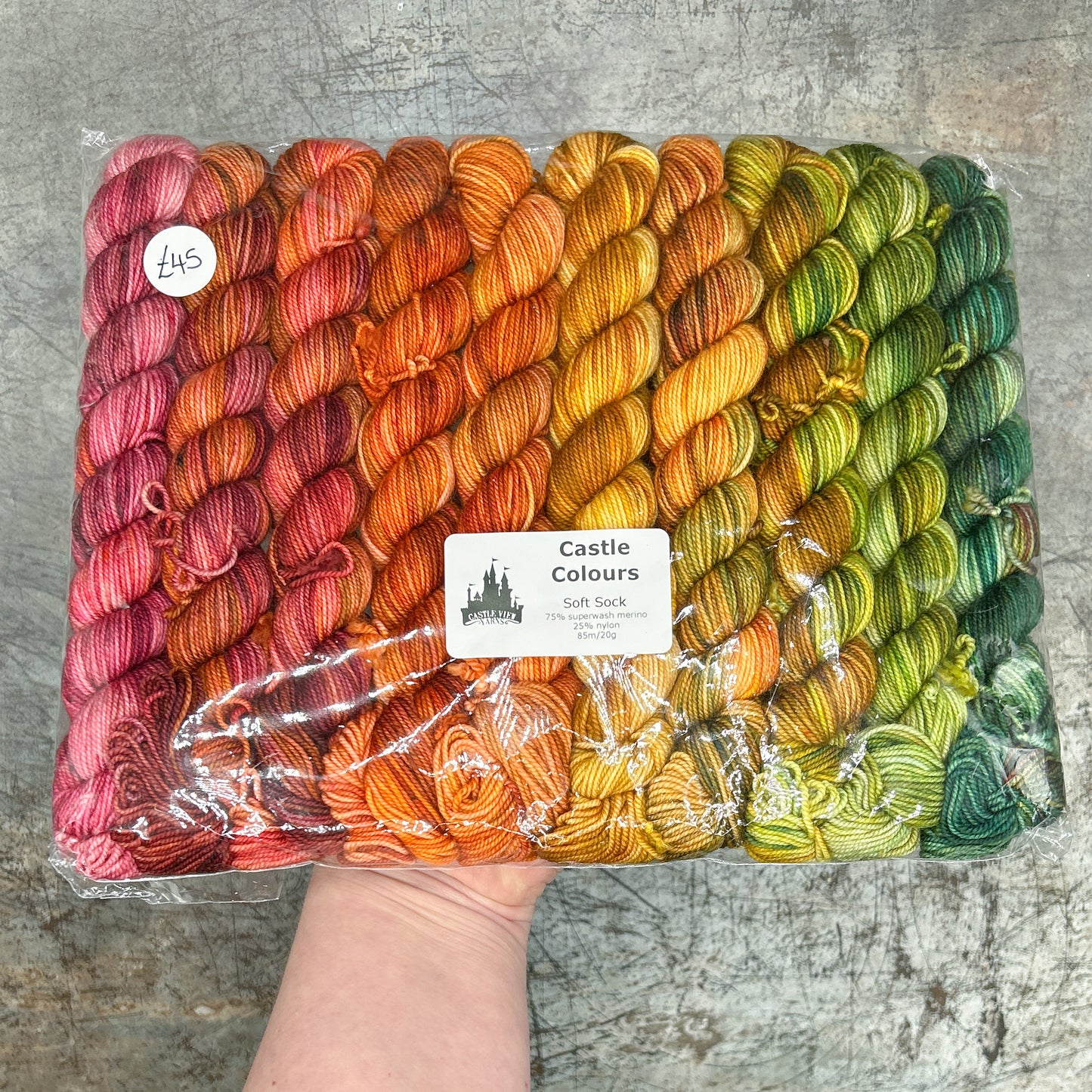 Castle Colours Minis (10I) - 10 x 20g - Soft Sock