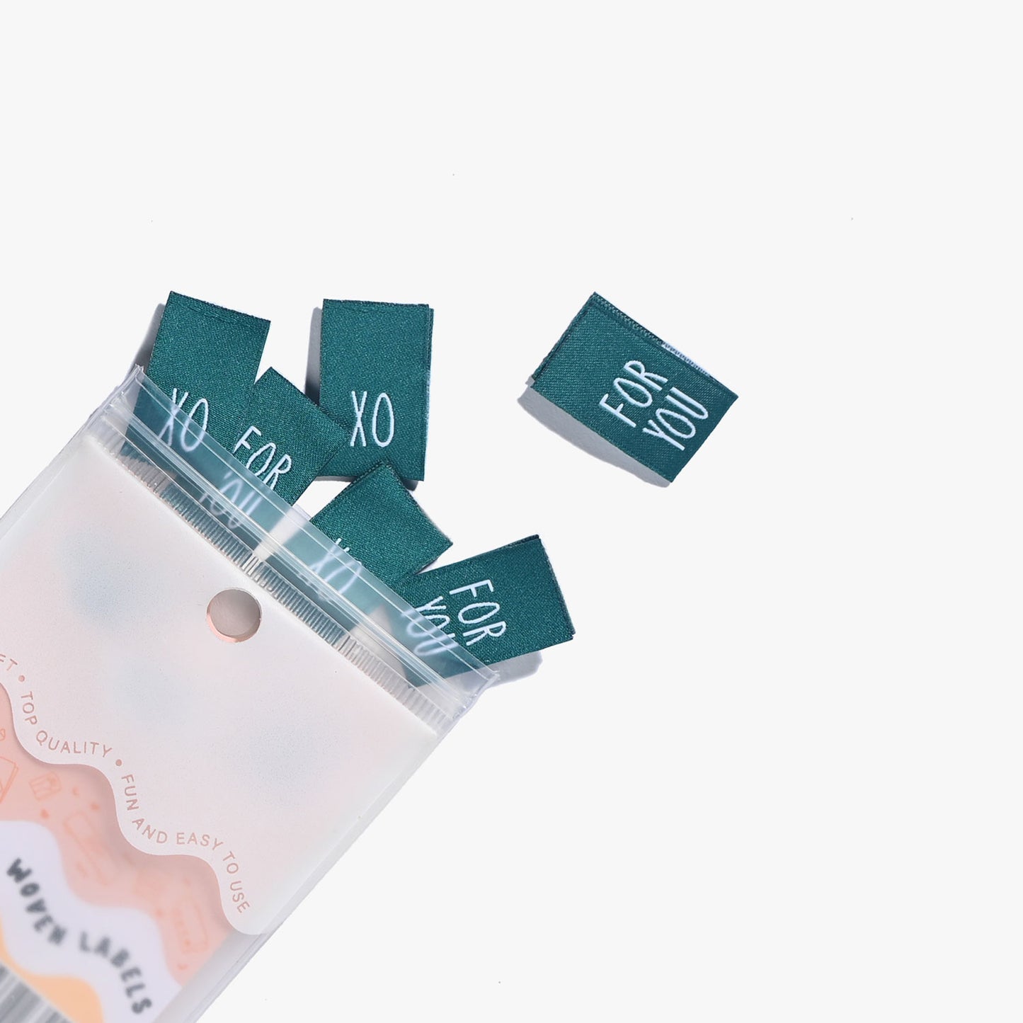 For You XO - 6 pack -Kylie and the Machine woven labels