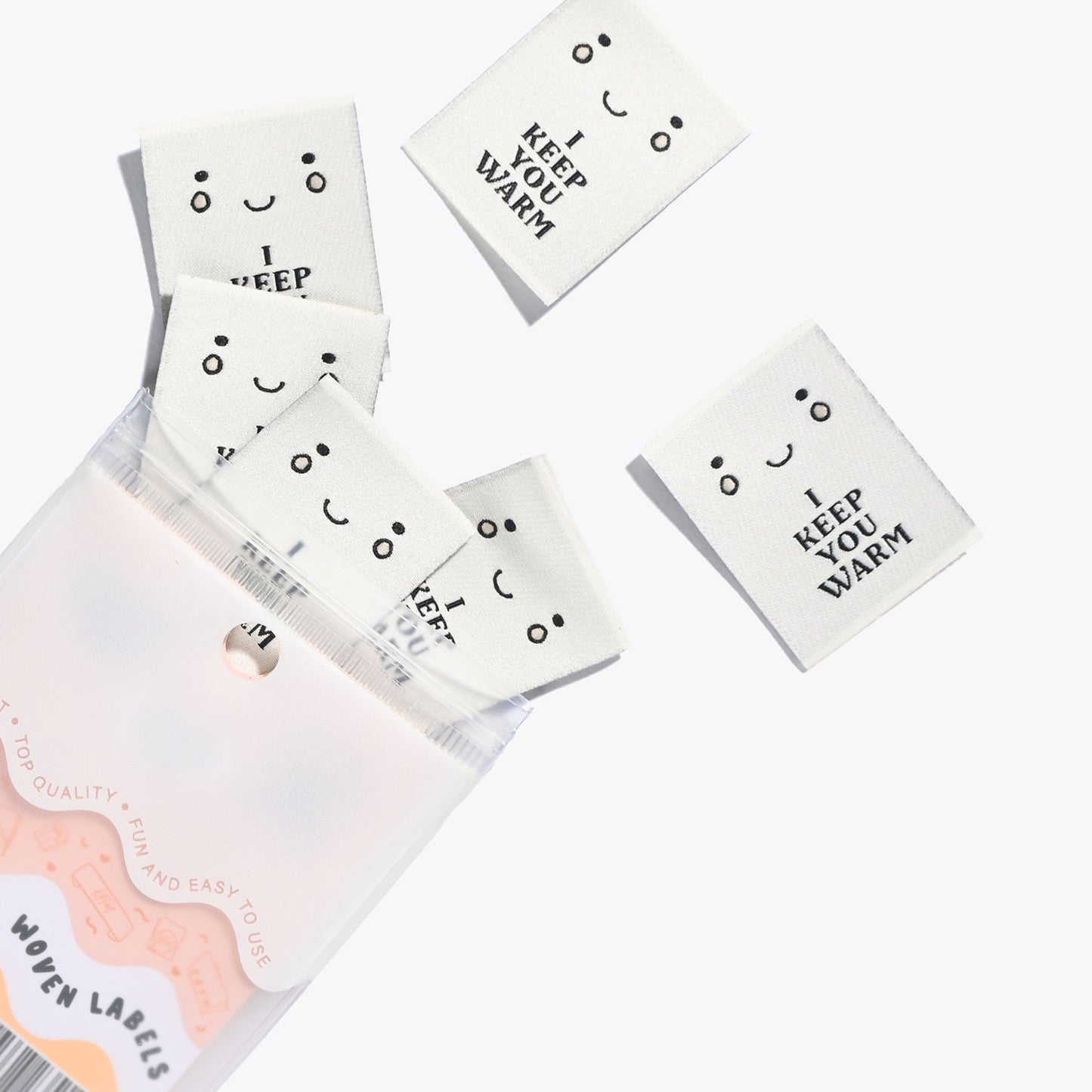 I Keep You Warm - 6 pack - Kylie and the Machine woven labels