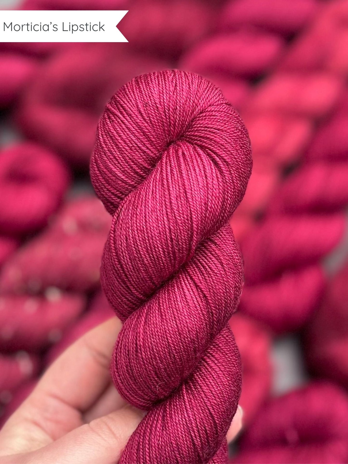 Morticia's Lipstick - Dyed to Order *6-8 week turnaround*