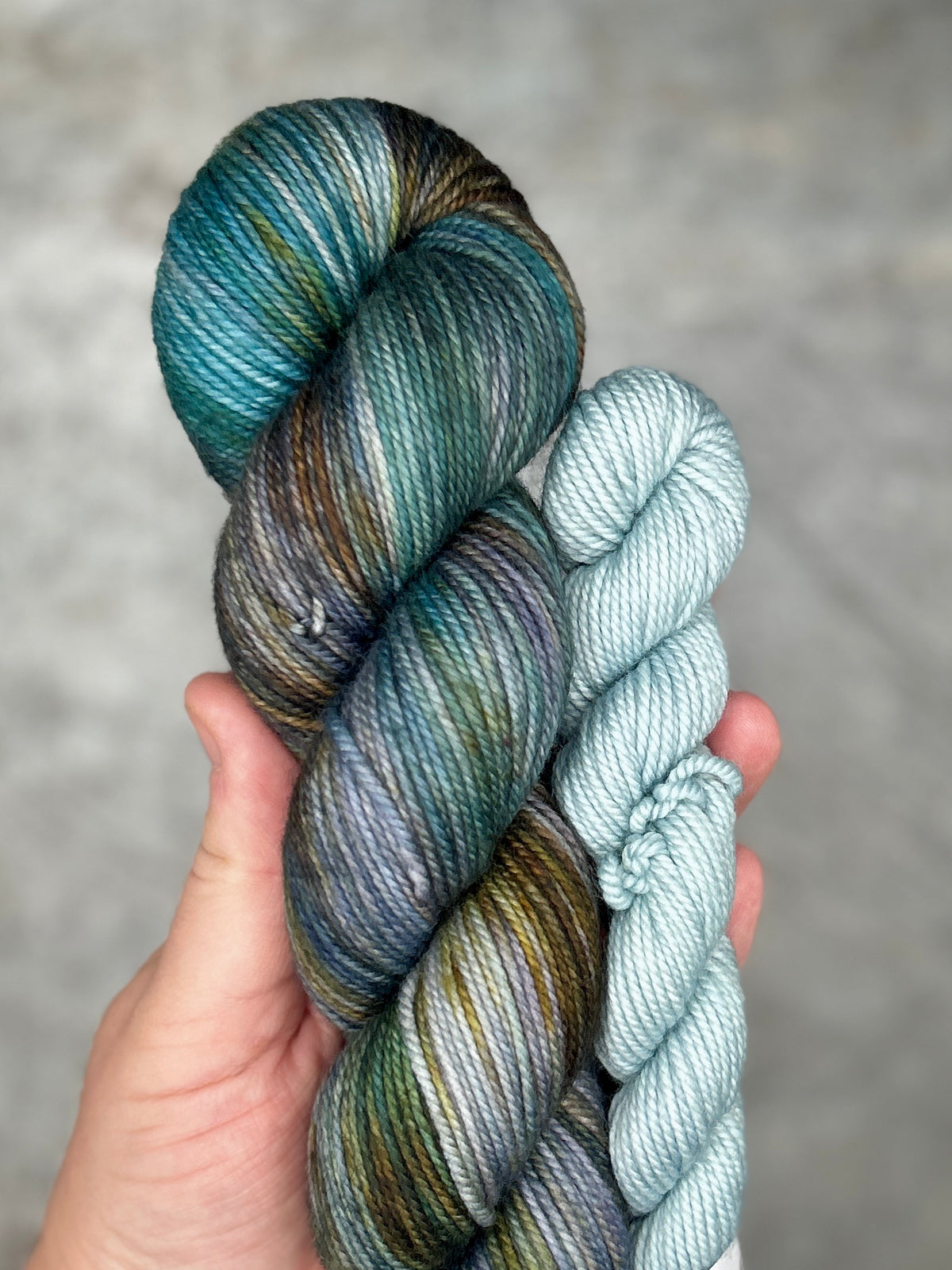 The Air That I Breathed & Violet - Soft Merino DK 120g set
