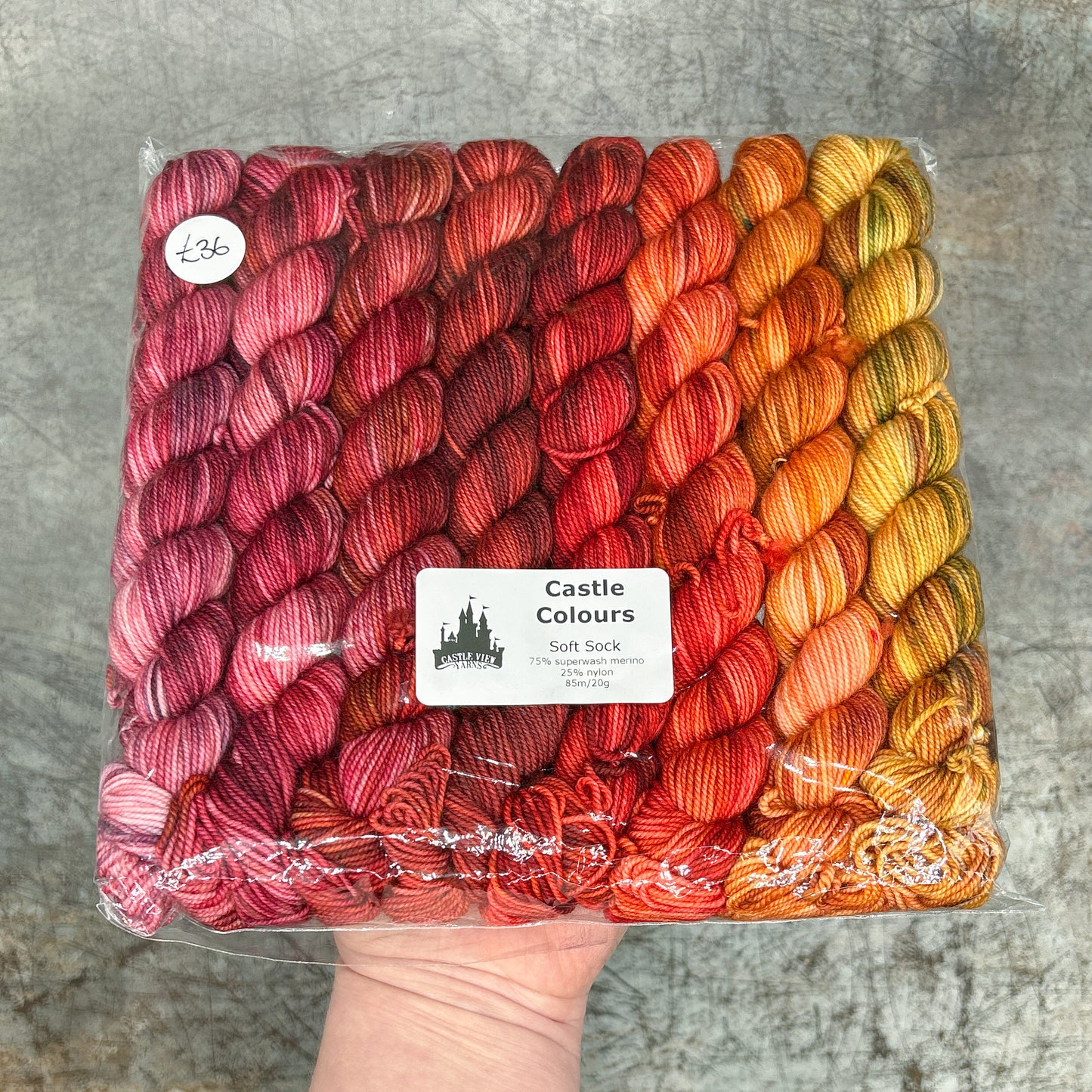 Castle Colours Minis (8I) - 8 x 20g - Soft Sock