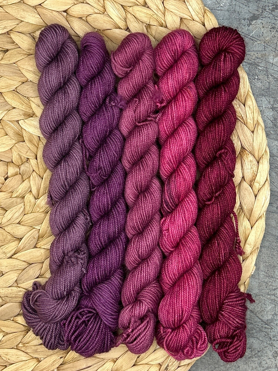 Castle Colours #174C - Soft Sock - 5 x 20g miniskeins *SECONDS*