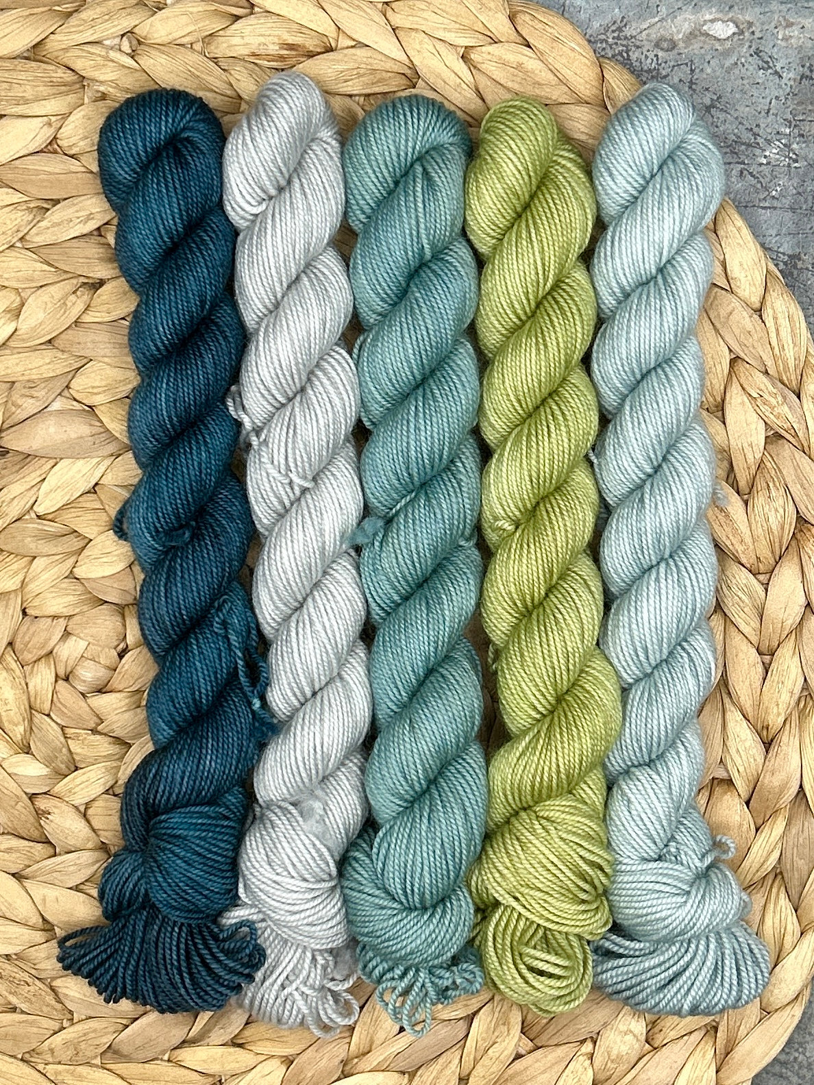 Castle Colours #174B - Soft Sock - 5 x 20g miniskeins *SECONDS*
