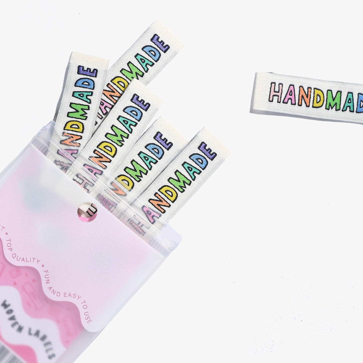 Handmade - 6 pack - Kylie and the Machine woven labels