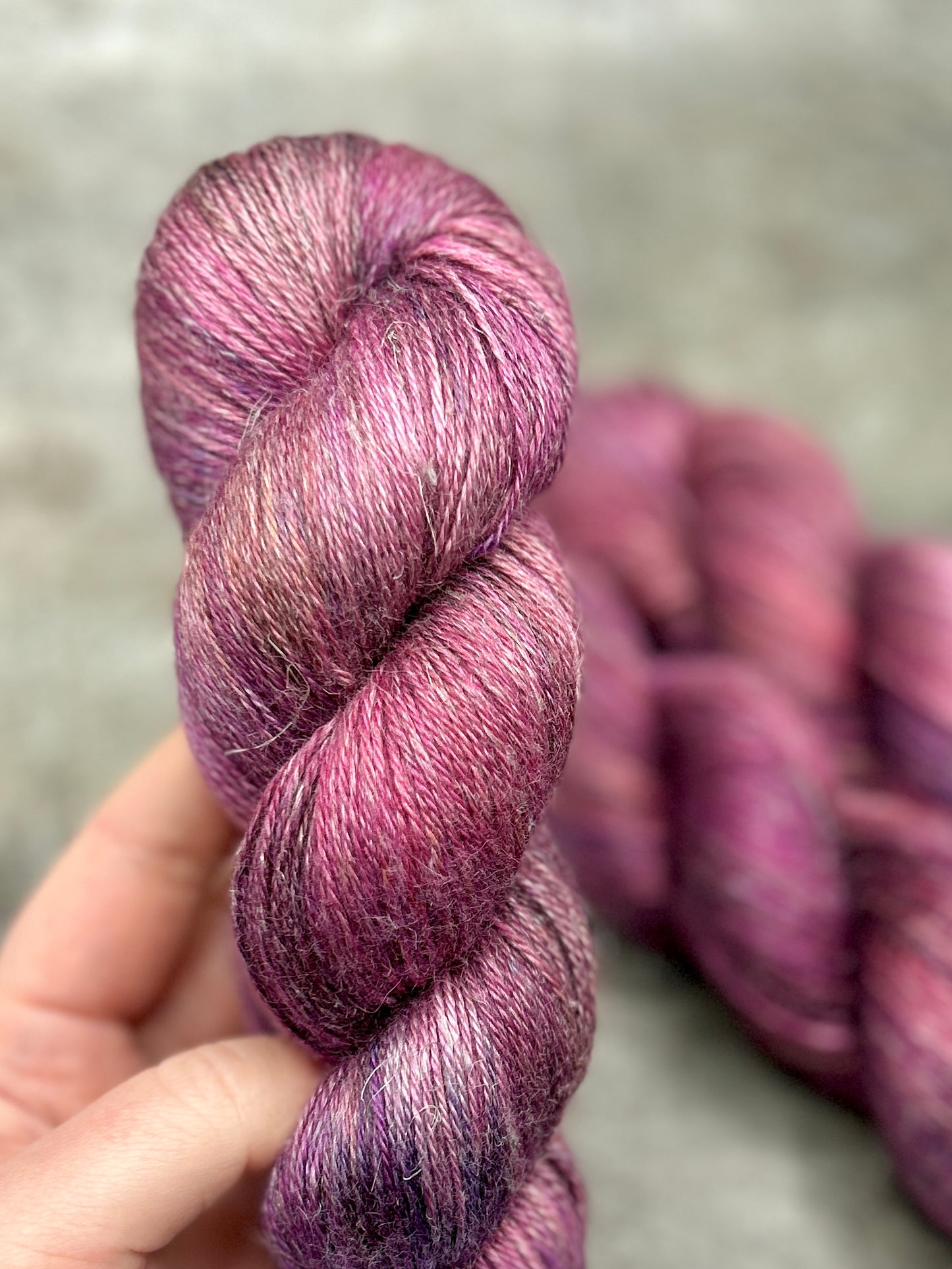 Everything You Ever Want - Linen Alpaca Fingering 100g skein
