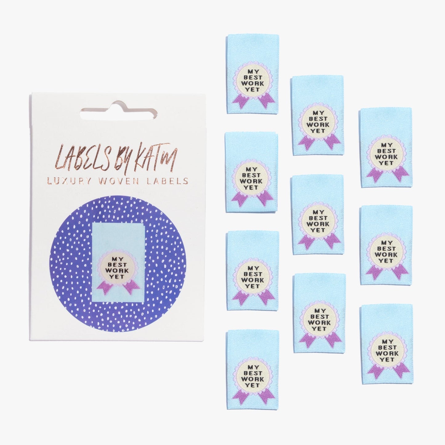 My Best Work Yet - 10 pack - Kylie and the Machine woven labels