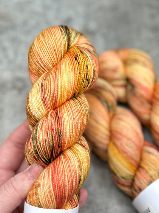 Mango Glow - Soft Sock 100g skein