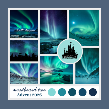 Glowing Skies - 2026 Christmas Day Sock Set **PREORDER ships in December 2026**