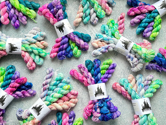 Mermaid Minis - Lights or Brights - 6 x 20g or 10g miniskeins