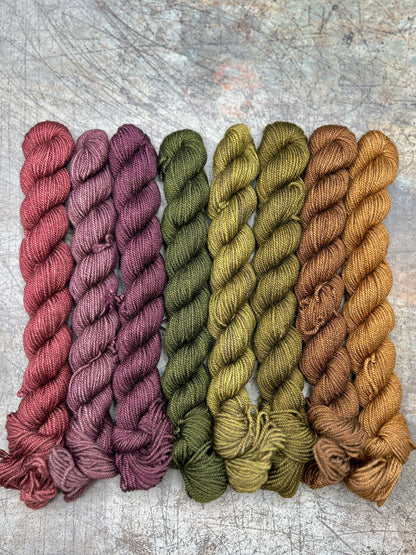 September Minis - Yak Silk Sock - 8 x 20g set (Seasons of Colour)