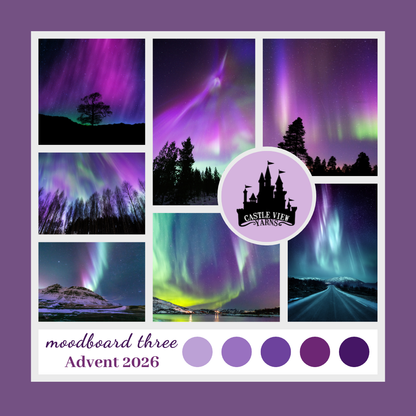 Glowing Skies - 2026 Christmas Day Sock Set **PREORDER ships in December 2026**