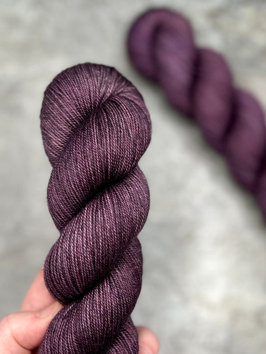 Berry Picking - Yak Silk Sock - 100g skein (Seasons of Colour - September)