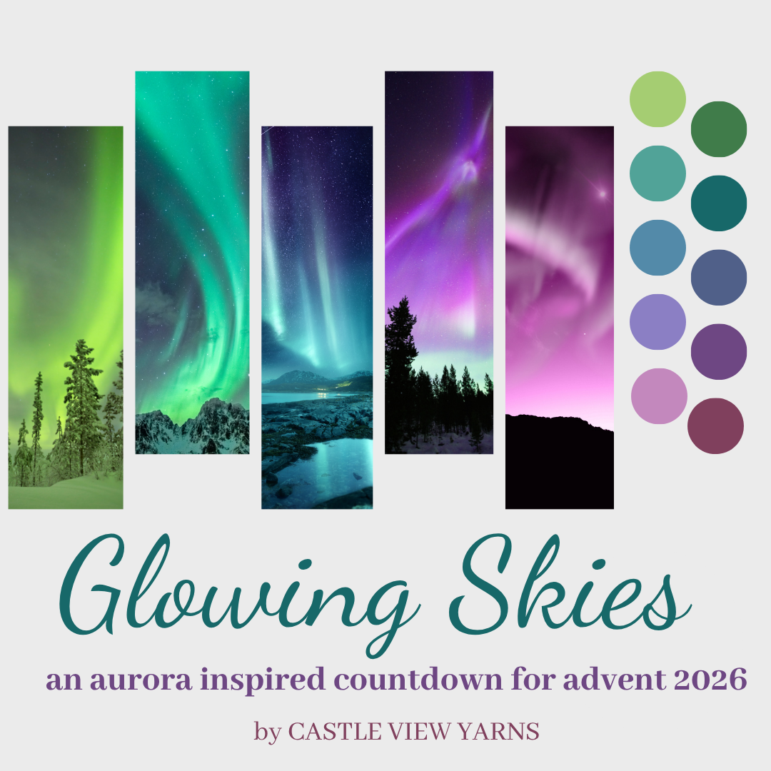Glowing Skies - 2026 Christmas Day Sock Set **PREORDER ships in December 2026**
