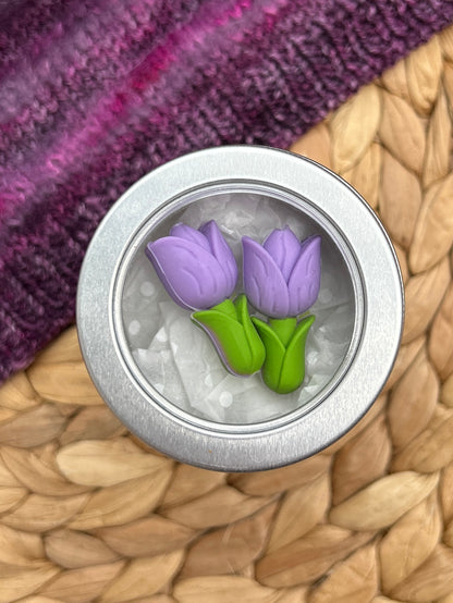 Purple Tulips - Stitch Stoppers