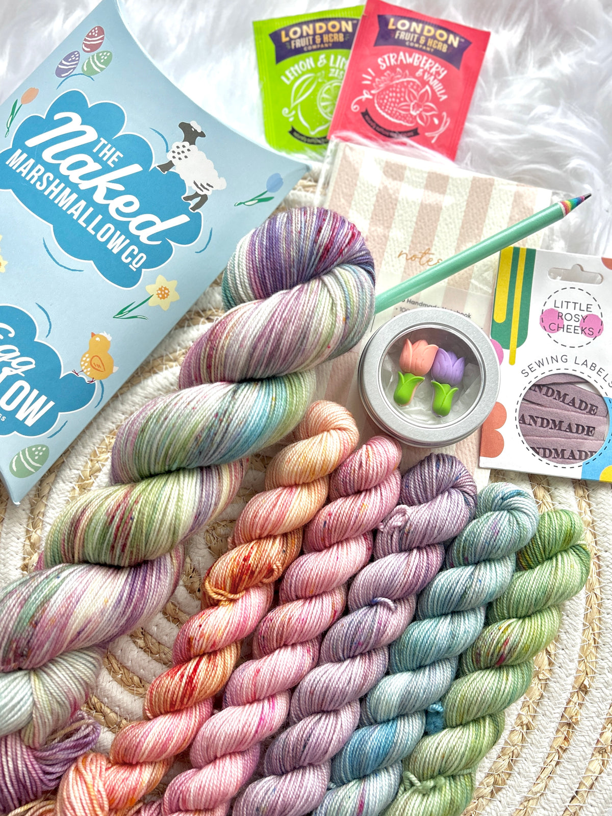 Spring Treats - Boxes of Joy - Soft Sock **ready to ship**