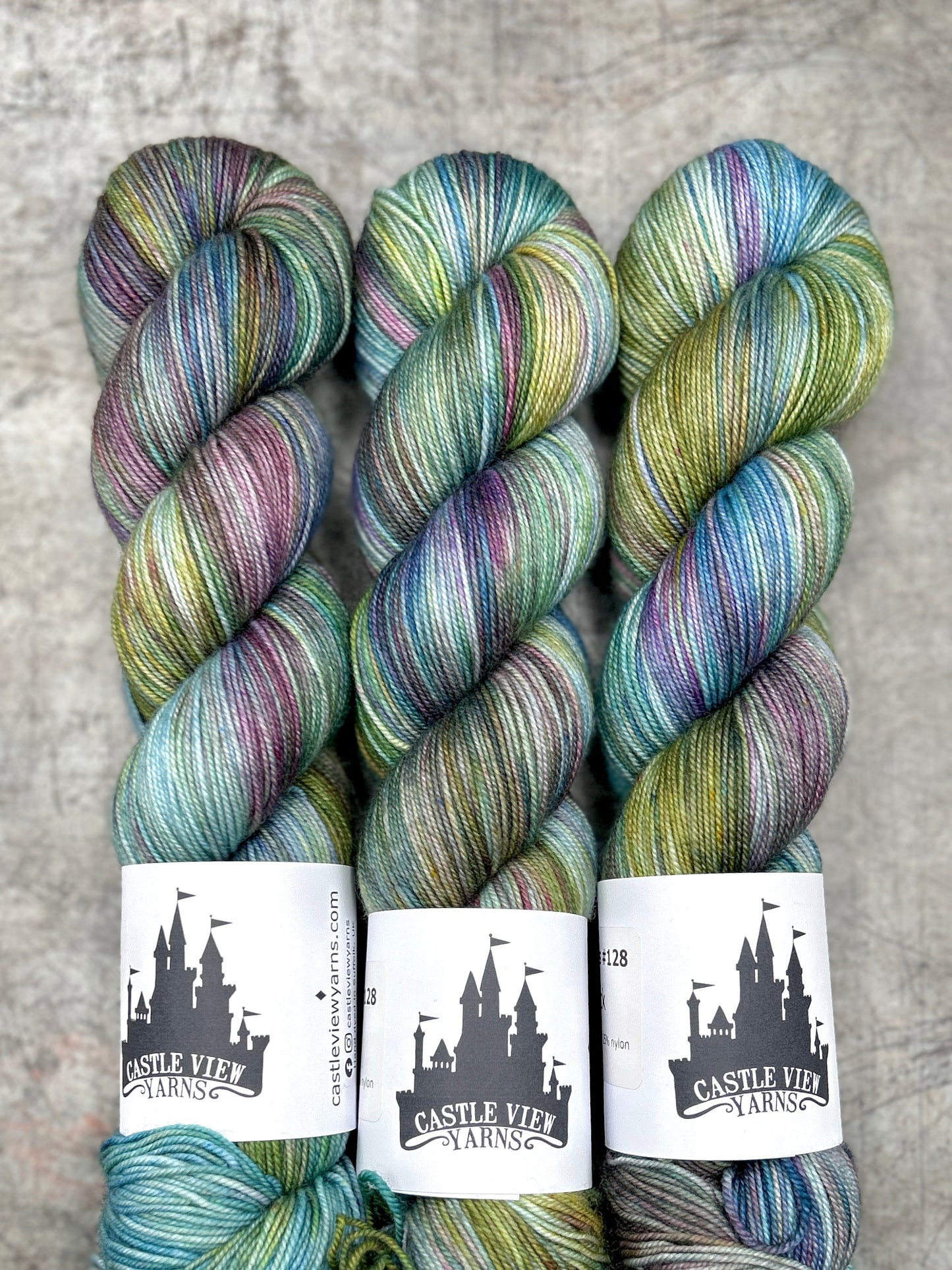 Castle Colours #128 - Soft Sock 100g skein