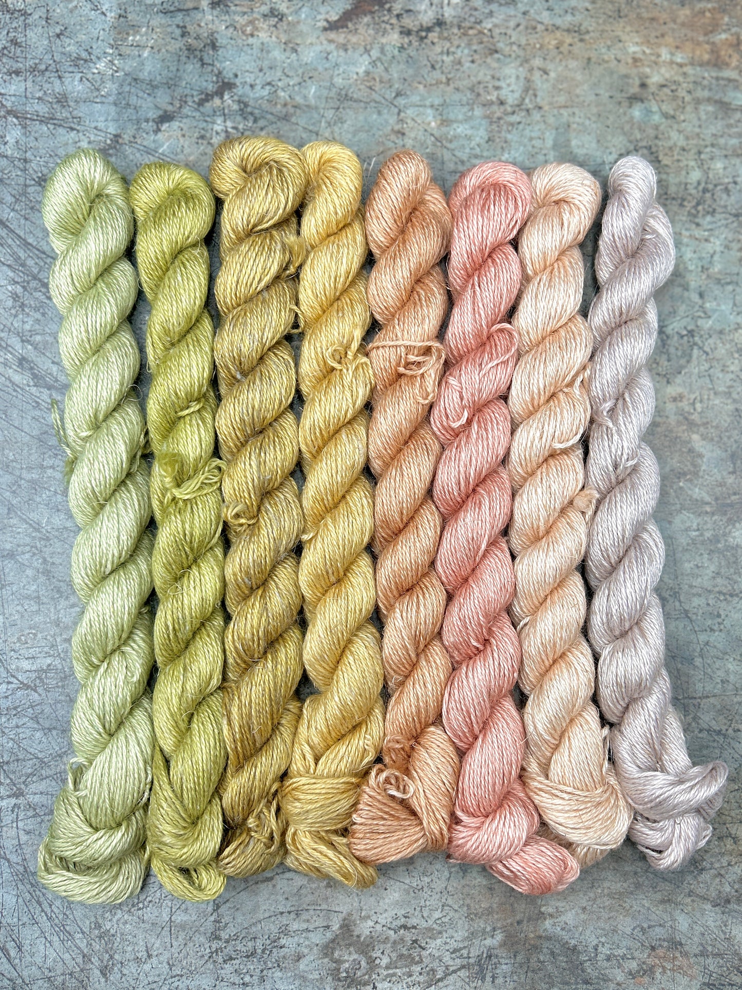 June Minis - Linen Alpaca Fingering - 8 x 20g set (Seasons of Colour)
