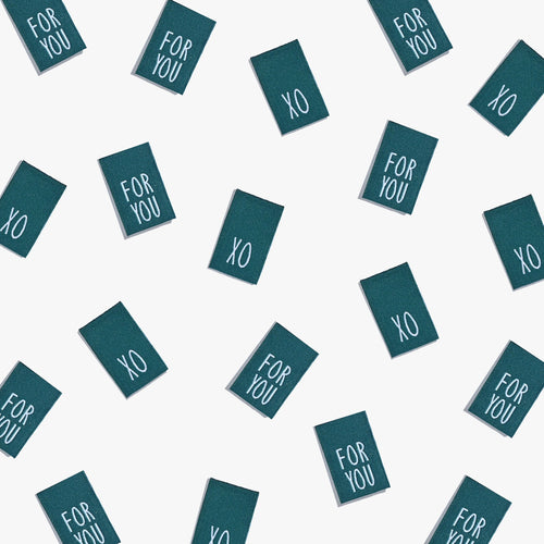For You XO - 6 pack -Kylie and the Machine woven labels