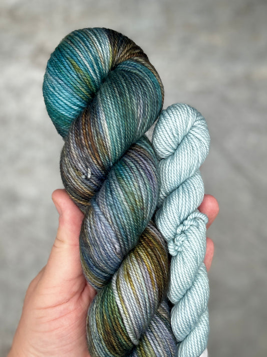 The Air That I Breathed & Violet - Soft Merino DK 120g set