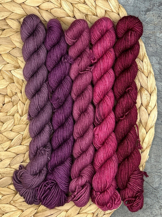 Castle Colours #174C - Soft Sock - 5 x 20g miniskeins *SECONDS*