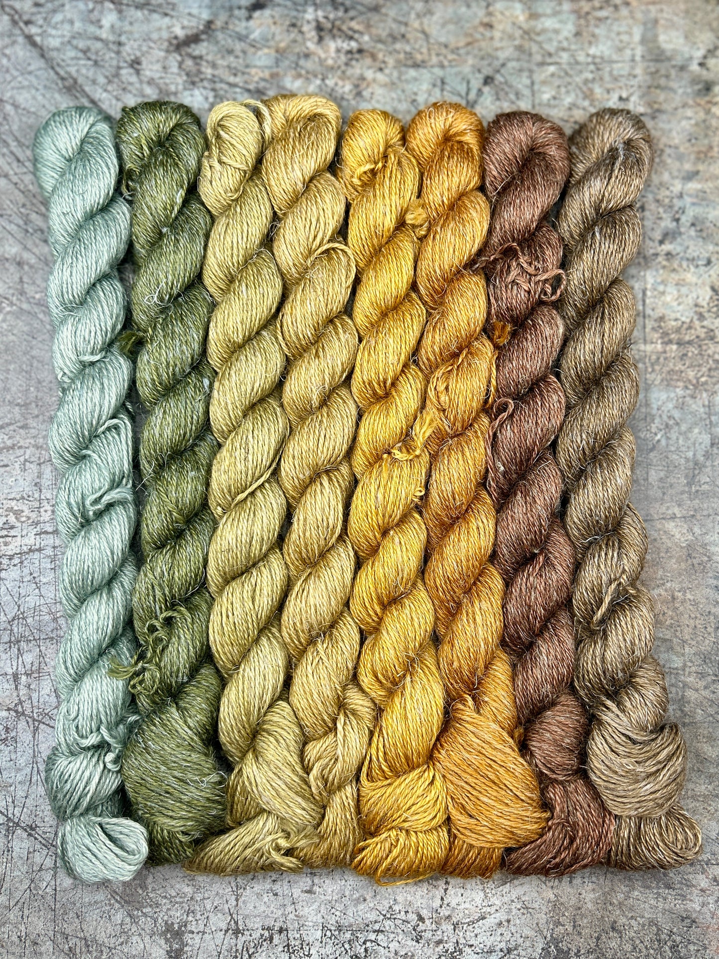 August Minis - Linen Alpaca Fingering - 8 x 20g set (Seasons of Colour)