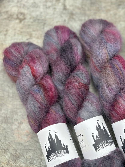 Castle Colours #153 - Suri Silk Cloud 50g skein