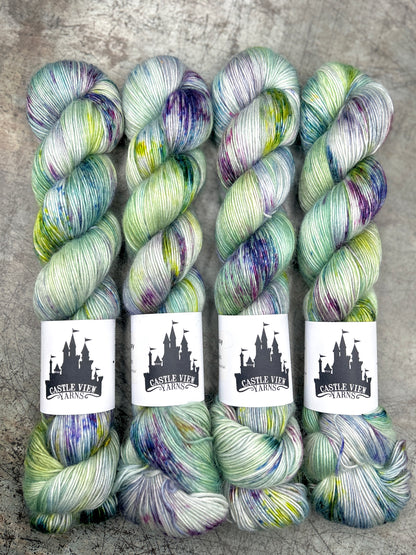 Wildflower Whimsy - Merino Mohair Singles 100g skein