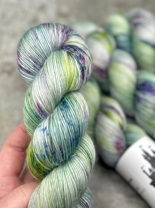 Wildflower Whimsy - Merino Mohair Singles 100g skein