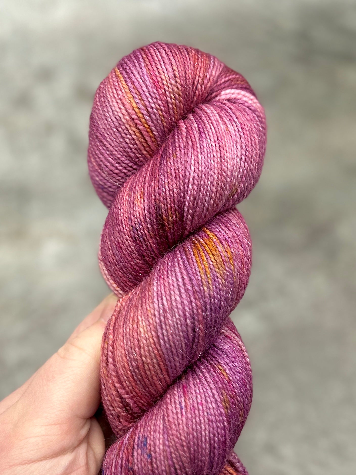 Castle Colours #144 - Silver Sparkle Sock 100g skein