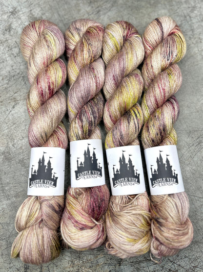 Gleam & Glow - Linen Alpaca Fingering 100g skein