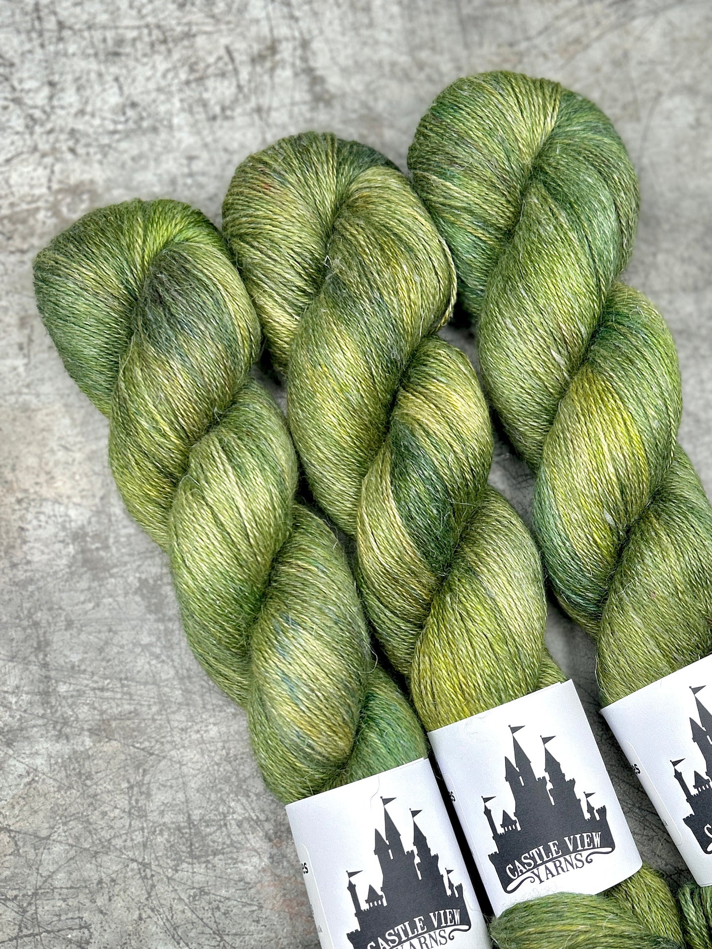 Make No Apologies - Linen Alpaca Fingering 100g skein
