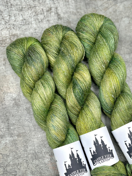 Make No Apologies - Linen Alpaca Fingering 100g skein