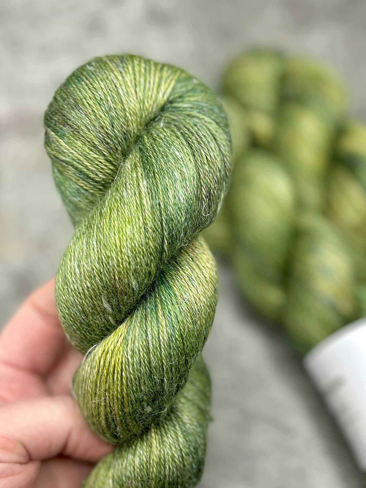 Make No Apologies - Linen Alpaca Fingering 100g skein