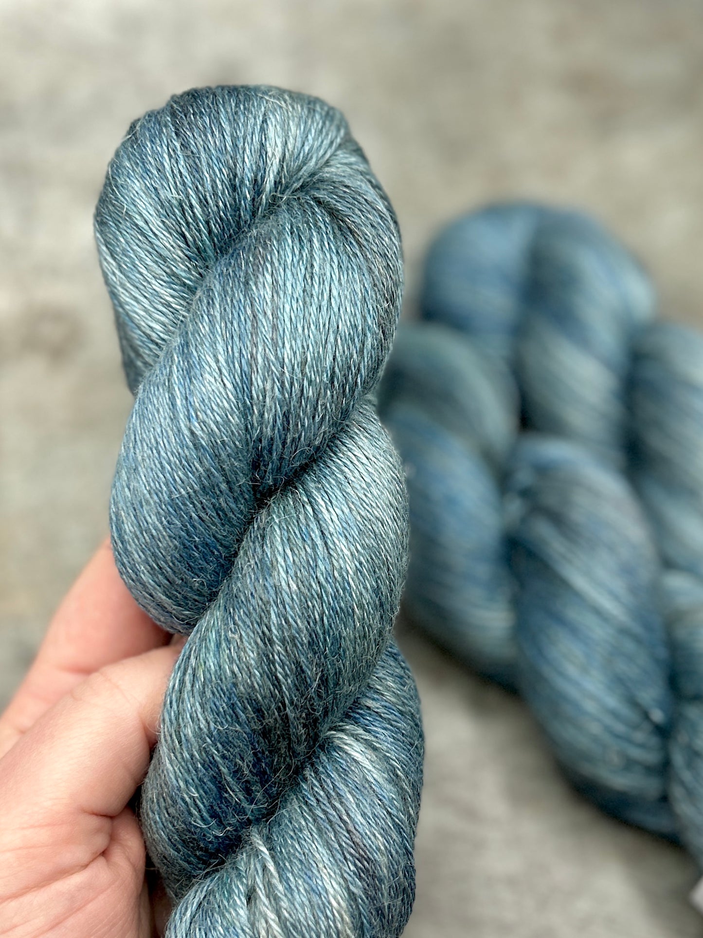 Castle Colours #162 - Linen Alpaca Fingering 100g skein