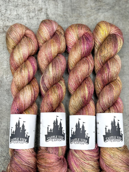 Castle Colours #126 - Linen Alpaca Fingering 100g skein