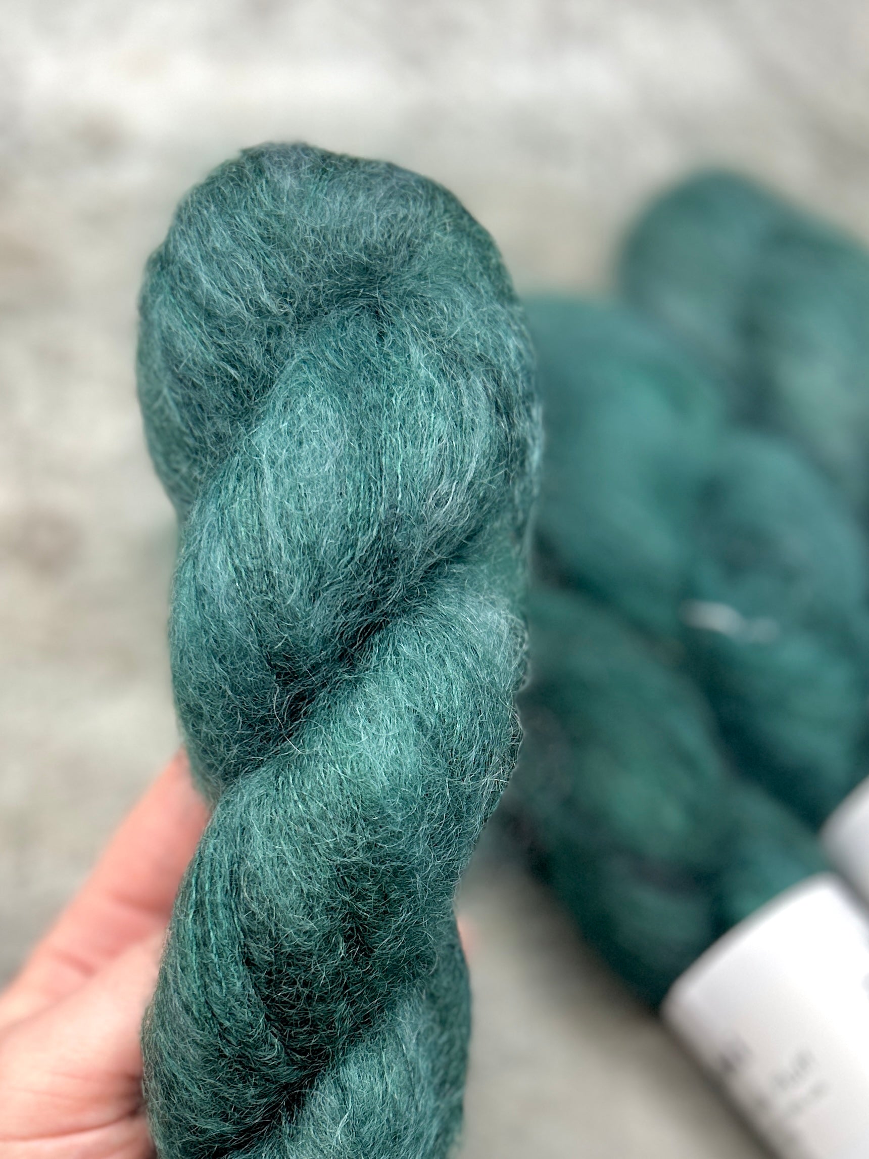 Loki - Mohair Silk Fluff 50g skein – Castle View Yarns