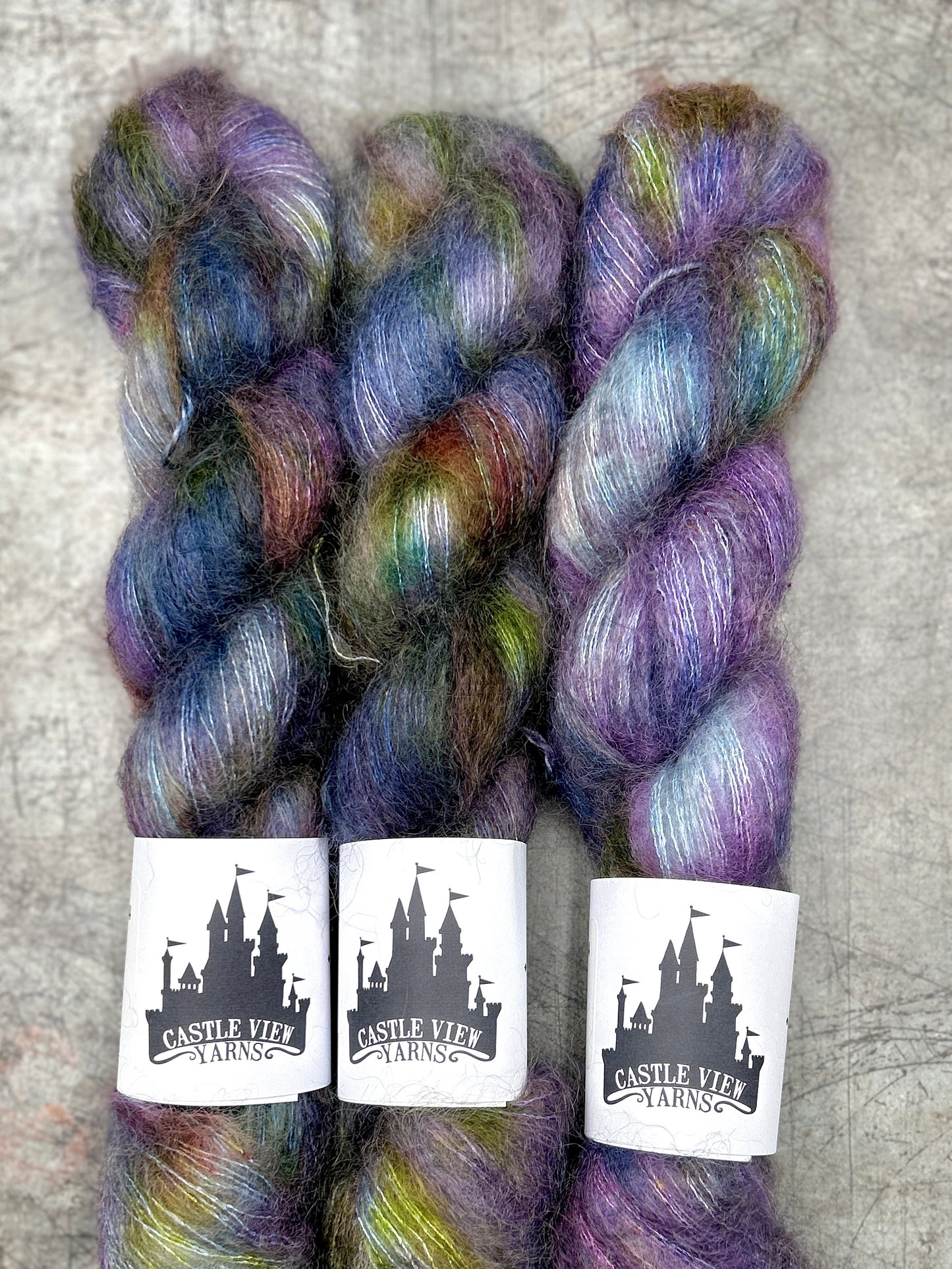 Castle Colours #164 - Mohair Silk Fluff 50g skein