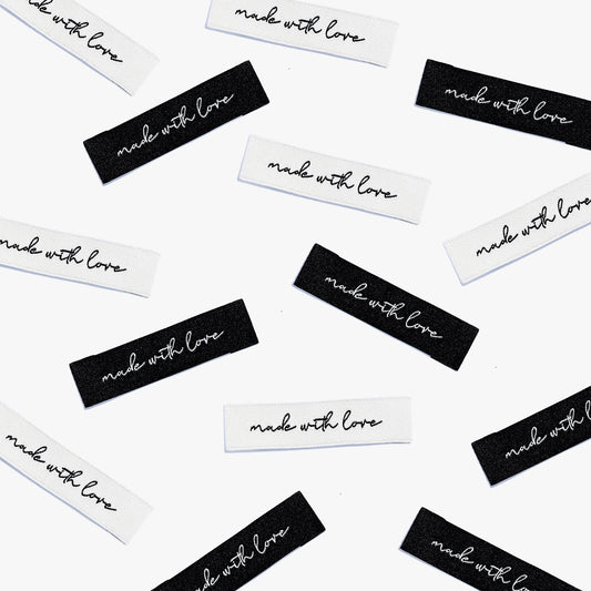 Made With Love - 6 pack - Kylie and the Machine woven labels