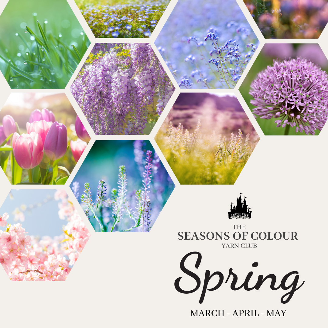 Spring: 3 month subscription - Seasons of Colour Yarn Club