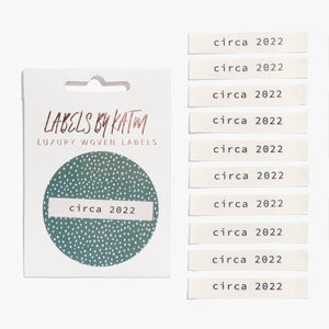 Circa 2022 - 10 pack - Kylie and the Machine woven labels