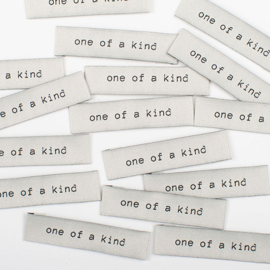 One Of A Kind - 10 pack - Kylie and the Machine woven labels