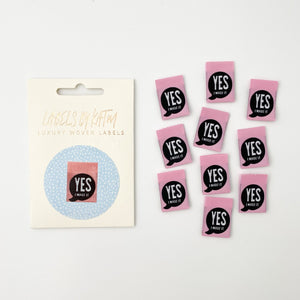 Yes I Made It - 10 pack - Kylie and the Machine woven labels