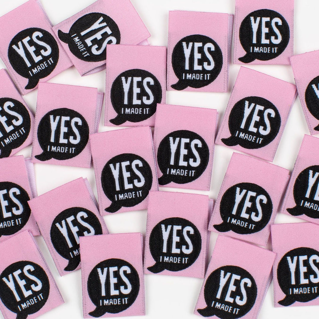 Yes I Made It - 10 pack - Kylie and the Machine woven labels